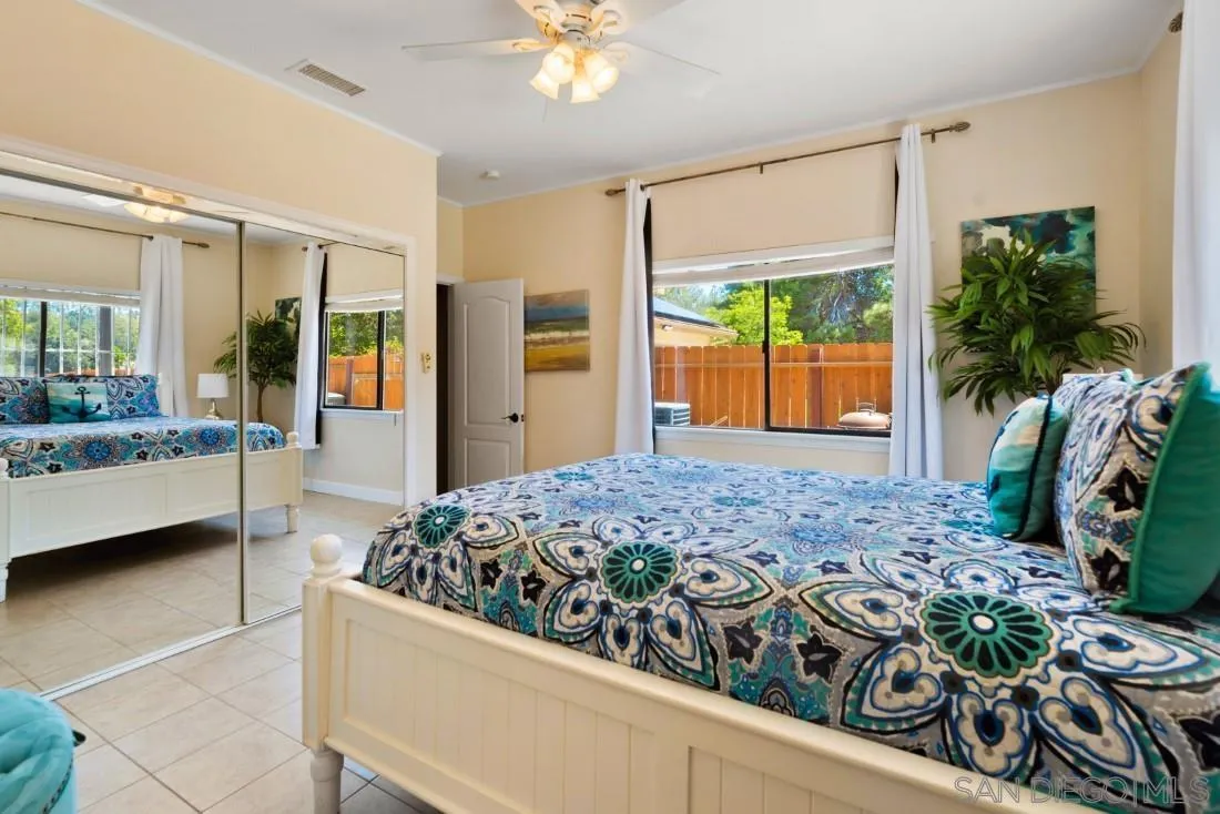 15735 Riparian Road Poway, CA 92064 - Photo 28 of 53 a bed sitting in a bedroom next to a large window