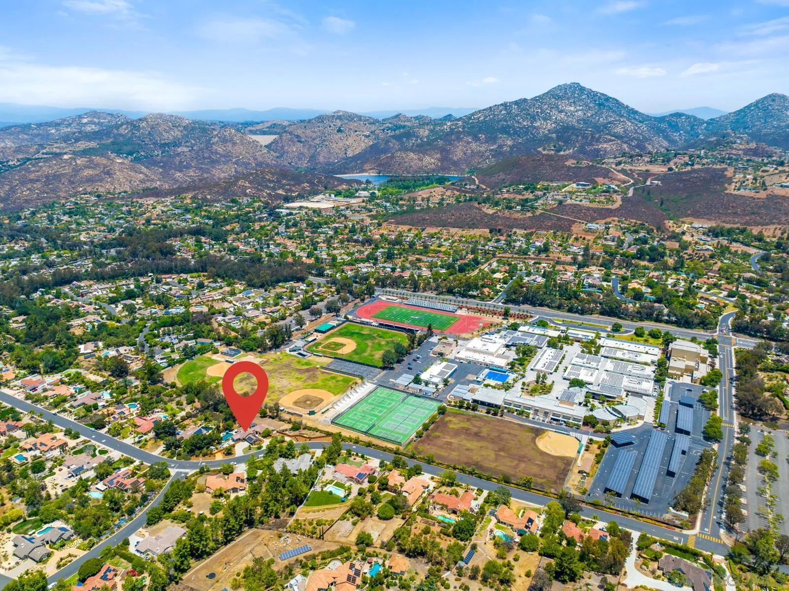 15735 Riparian Road Poway, CA 92064 - Photo 52 of 53 an aerial view of residential houses with outdoor space