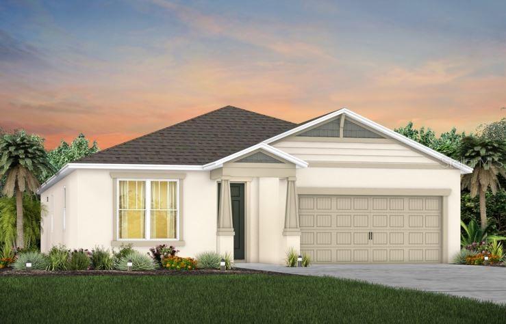 Exterior Design - Artist rendering for this new construction home. Pictures are for illustration purposes only. Elevations, colors and options may vary.