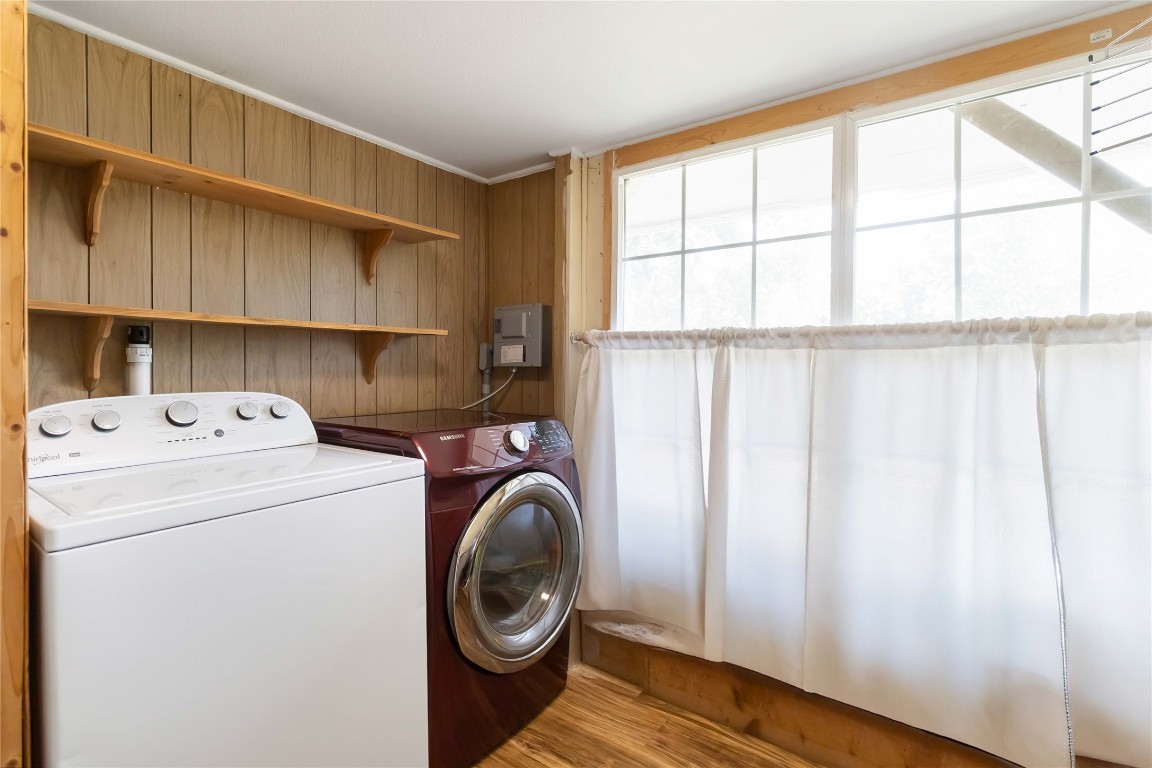 227 Henderson Lane Lockhart, TX 78644 - Photo 19 of 38 a utility room with dryer and washer