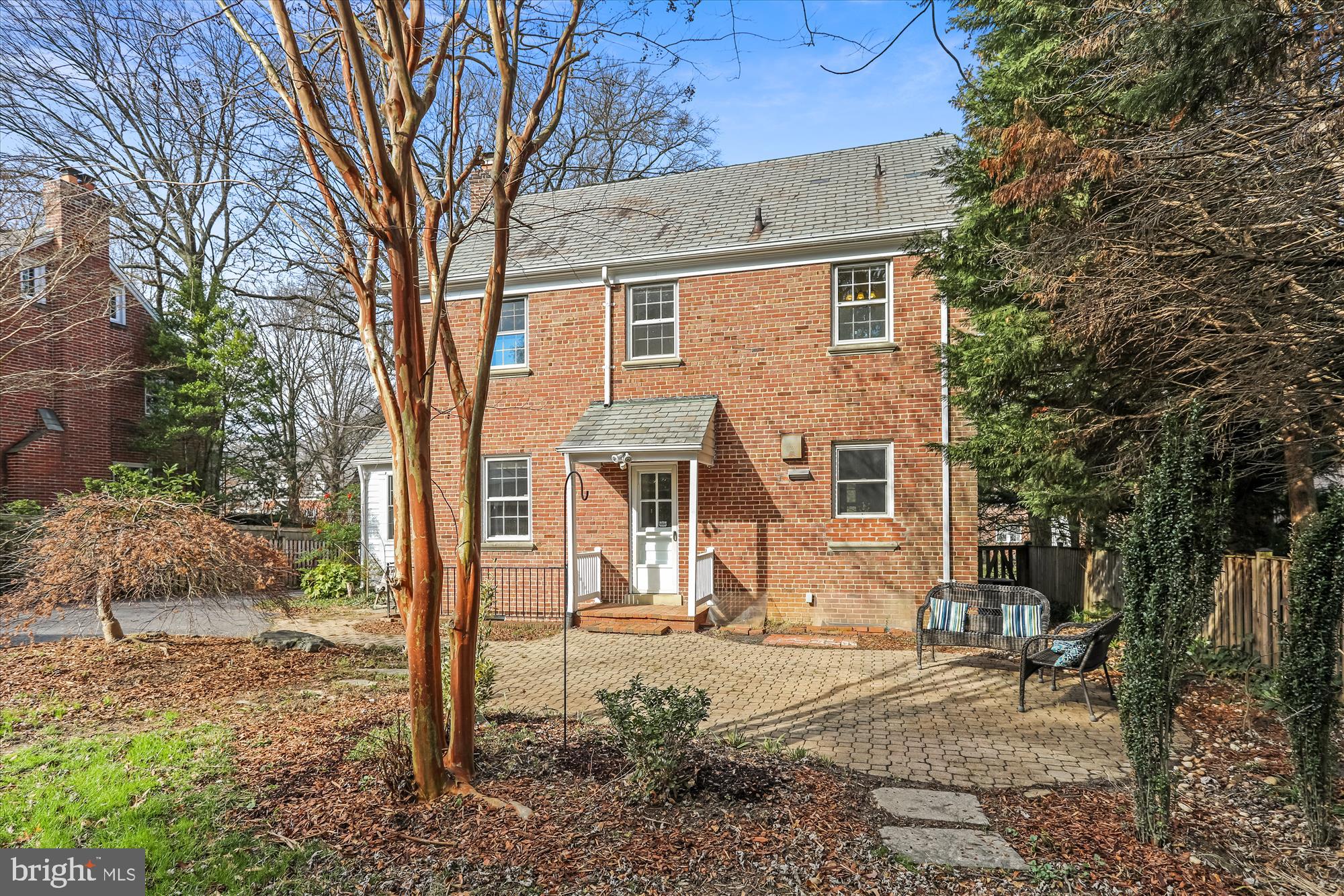 9029 Fairview Road Silver Spring, MD 20910 - Photo 48 of 64 a view of the rear of this stately brick colonial