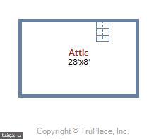 9029 Fairview Road Silver Spring, MD 20910 - Photo 55 of 64 Attic floorplan