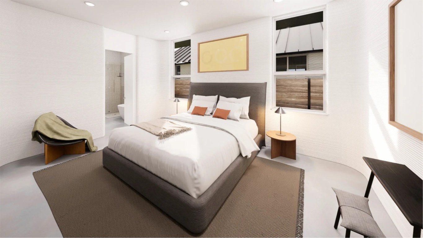 101 Rough Crk Road Georgetown, TX 78628 - Photo 7 of 11 a bedroom with a bed and chair