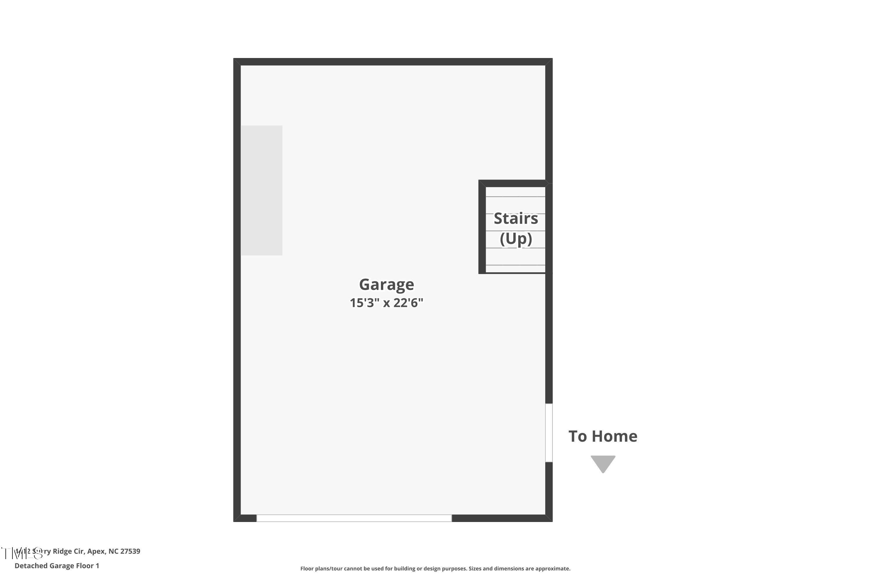 4412 Surry Ridge Circle Apex, NC 27539 - Photo 72 of 76 3-detached-garage-floor-1