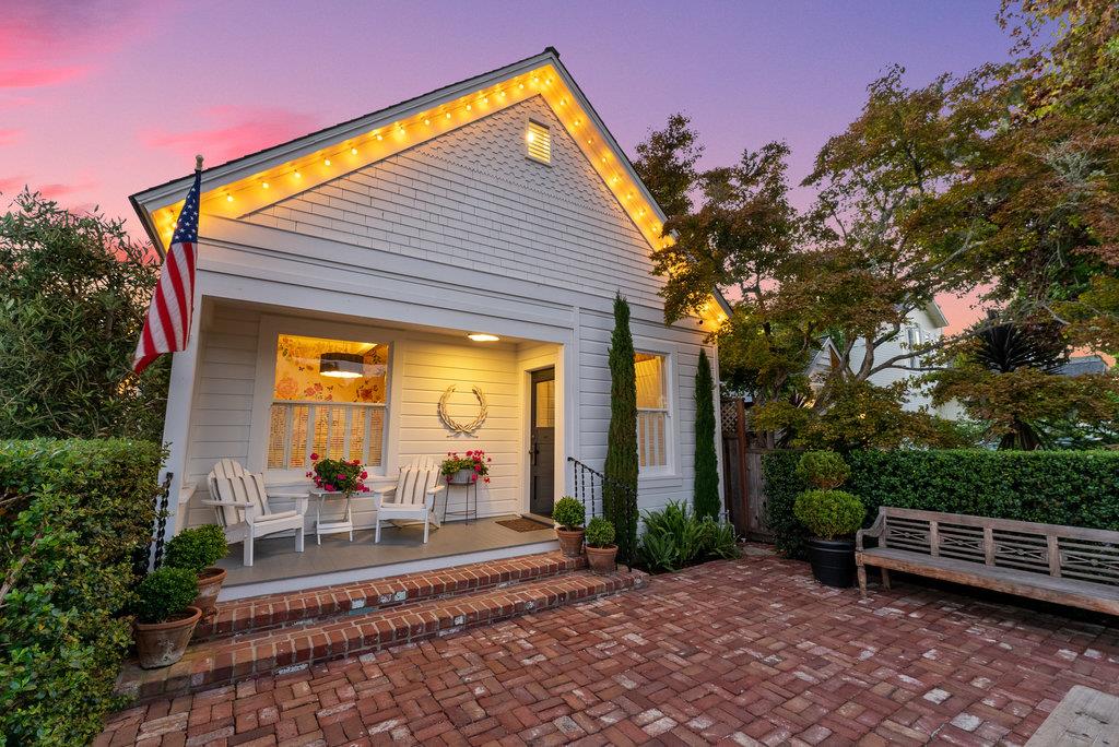 109 Central Avenue Capitola, CA 95010 - Photo 11 of 79 a view of a house with backyard and sitting area