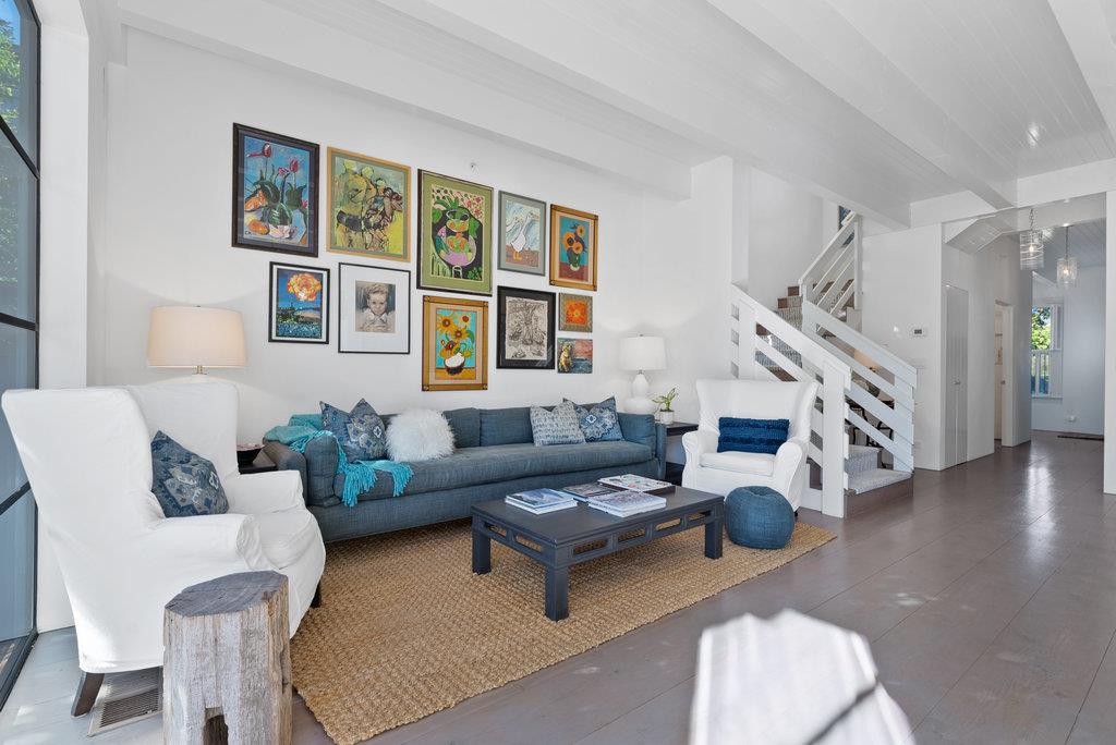 109 Central Avenue Capitola, CA 95010 - Photo 17 of 79 a living room with furniture and wooden floor