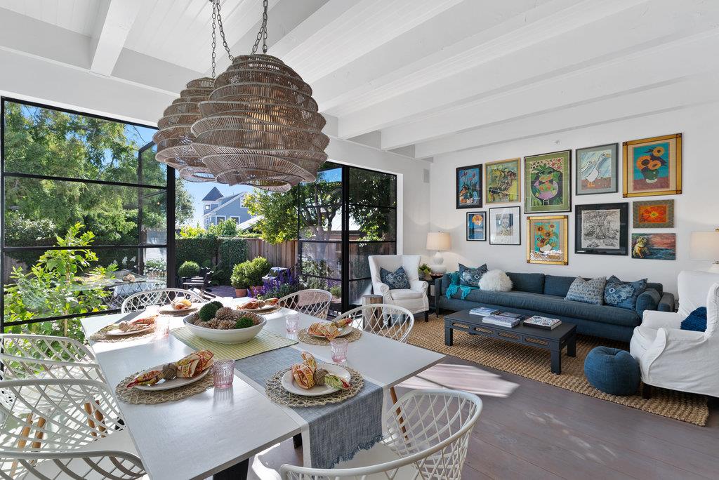 109 Central Avenue Capitola, CA 95010 - Photo 8 of 79 a living room with furniture and a large window