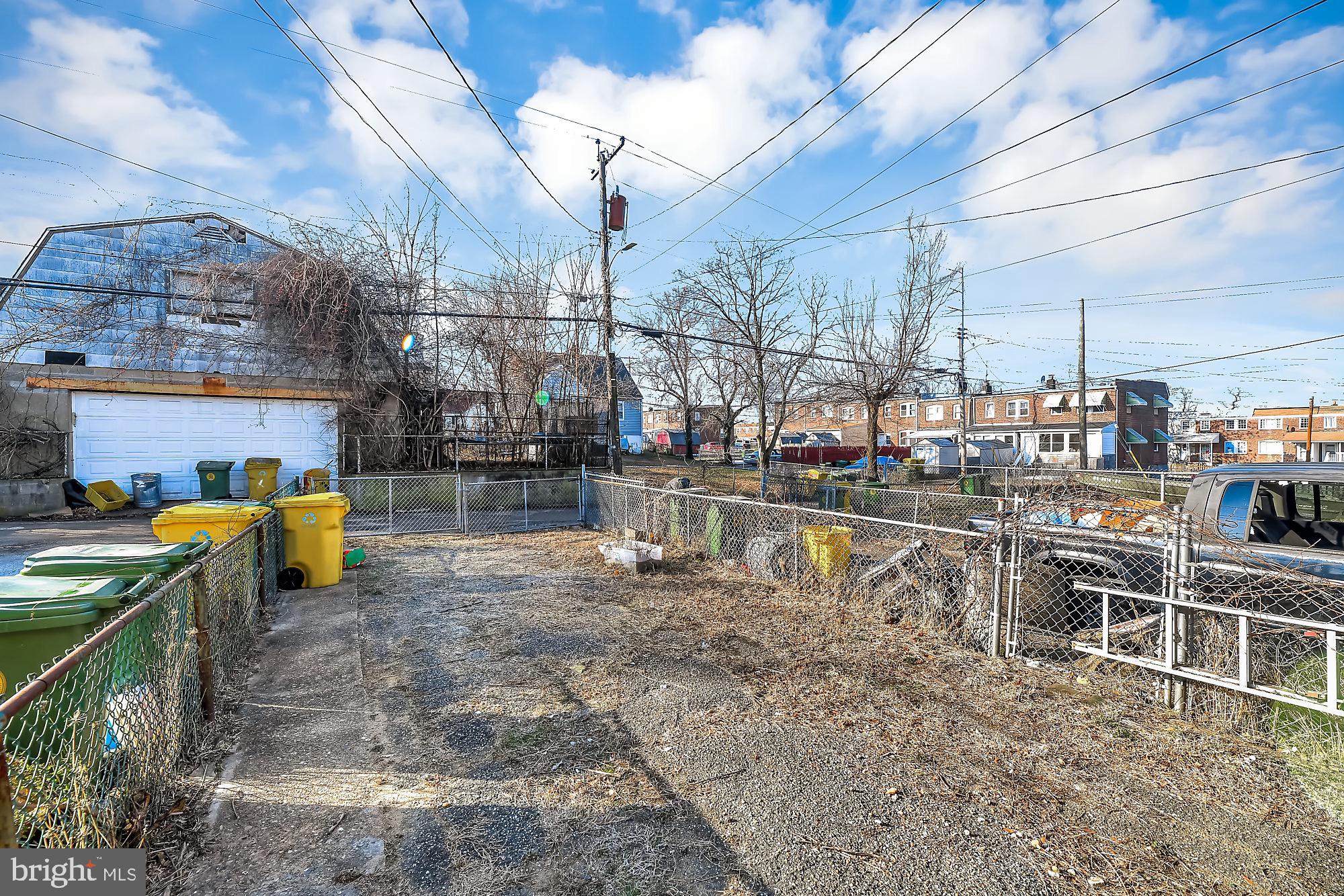225 West Edgevale Road Baltimore, MD 21225 - Photo 24 of 25 Private Parking in Fenced Rear Yard