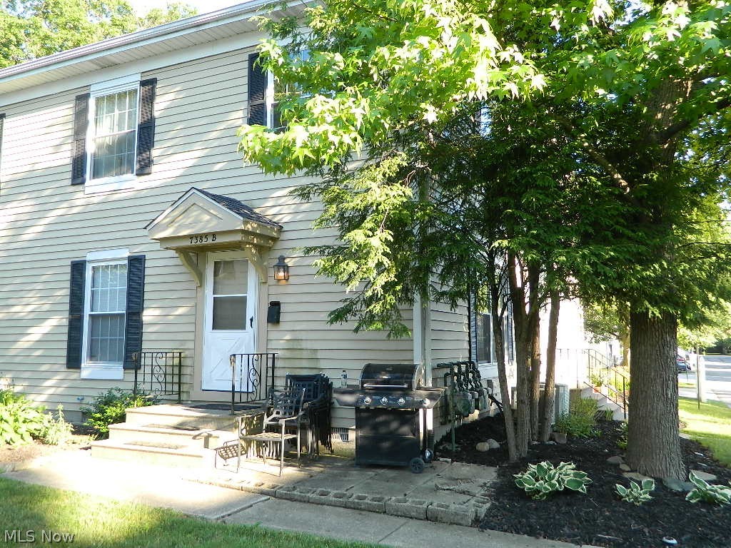 7385 Fox Mill Road, Unit 32B Mentor, OH 44060 - Photo 17 of 17 Very Welcoming, Nicely Landscaped, Separate Patio! The Garage is Located on the Opposite Side of Where this Front Door is Along with the Additional Designated Parking Spot for Guests!