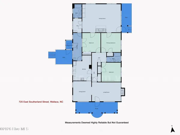 $230,000 | 725 East Southerland Street, Wallace, NC 28466