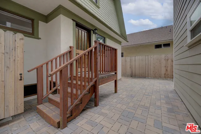 a view of outdoor space and deck