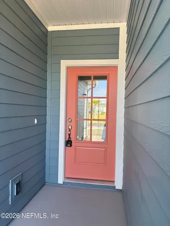 a view of front door