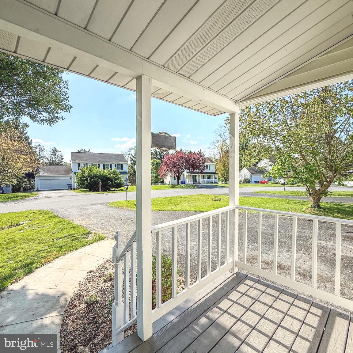 3910 Red Leaf Court Point of Rocks, MD 21777 - Photo 5 of 45 Charming porch view of serene street.