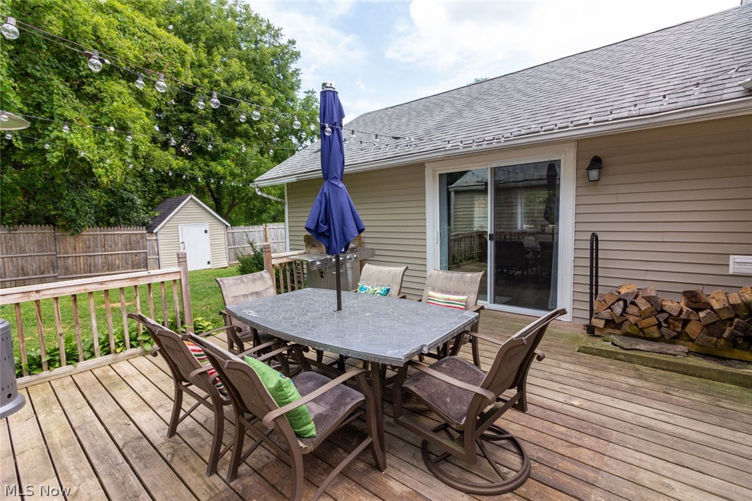 7641 Baumhart Road Amherst, OH 44001 - Photo 14 of 35 Deck dining area off the great room!
