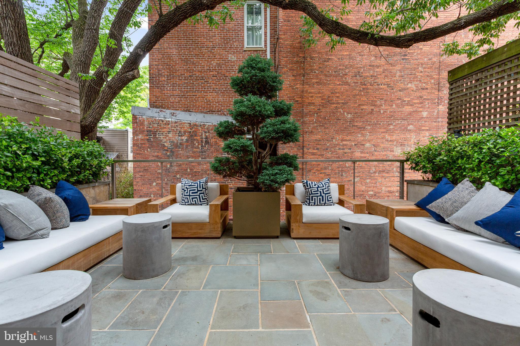 2103 R Street Northwest Washington, DC 20008 - Photo 13 of 36 Private Terrace off of the Living Room