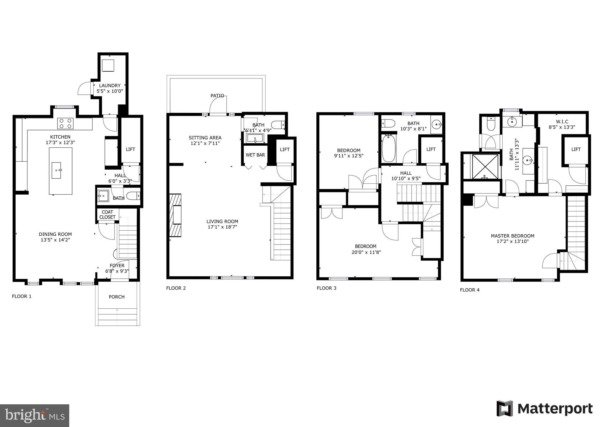 2103 R Street Northwest Washington, DC 20008 - Photo 36 of 36 Floor Plans
