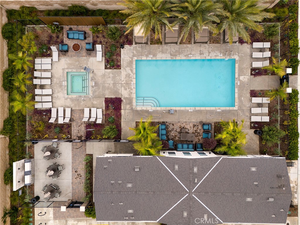 1380 Vigilant Carson, CA 90746 - Photo 35 of 43 an aerial view of a house with a swimming pool