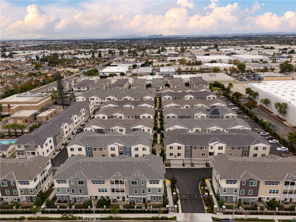 1380 Vigilant Carson, CA 90746 - Photo 41 of 43 an aerial view of residential building with cars parked