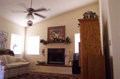 7220 North Artesiano Road Tucson, AZ 85743 - Photo 4 of 8 a living room with furniture and a fireplace