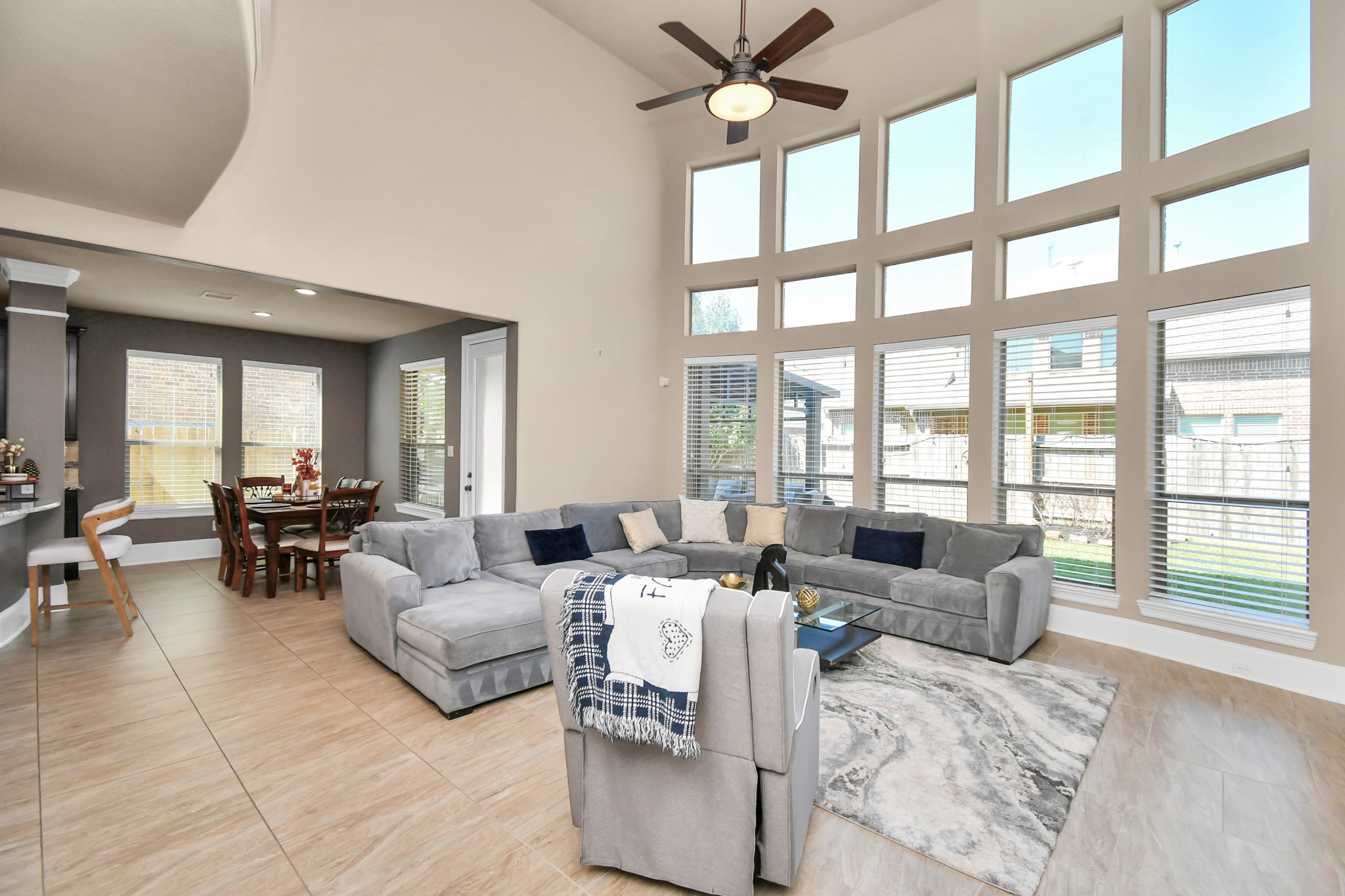 27118 Cardiff Rocks Drive Katy, TX 77494 - Photo 23 of 50 a living room with furniture and a large window