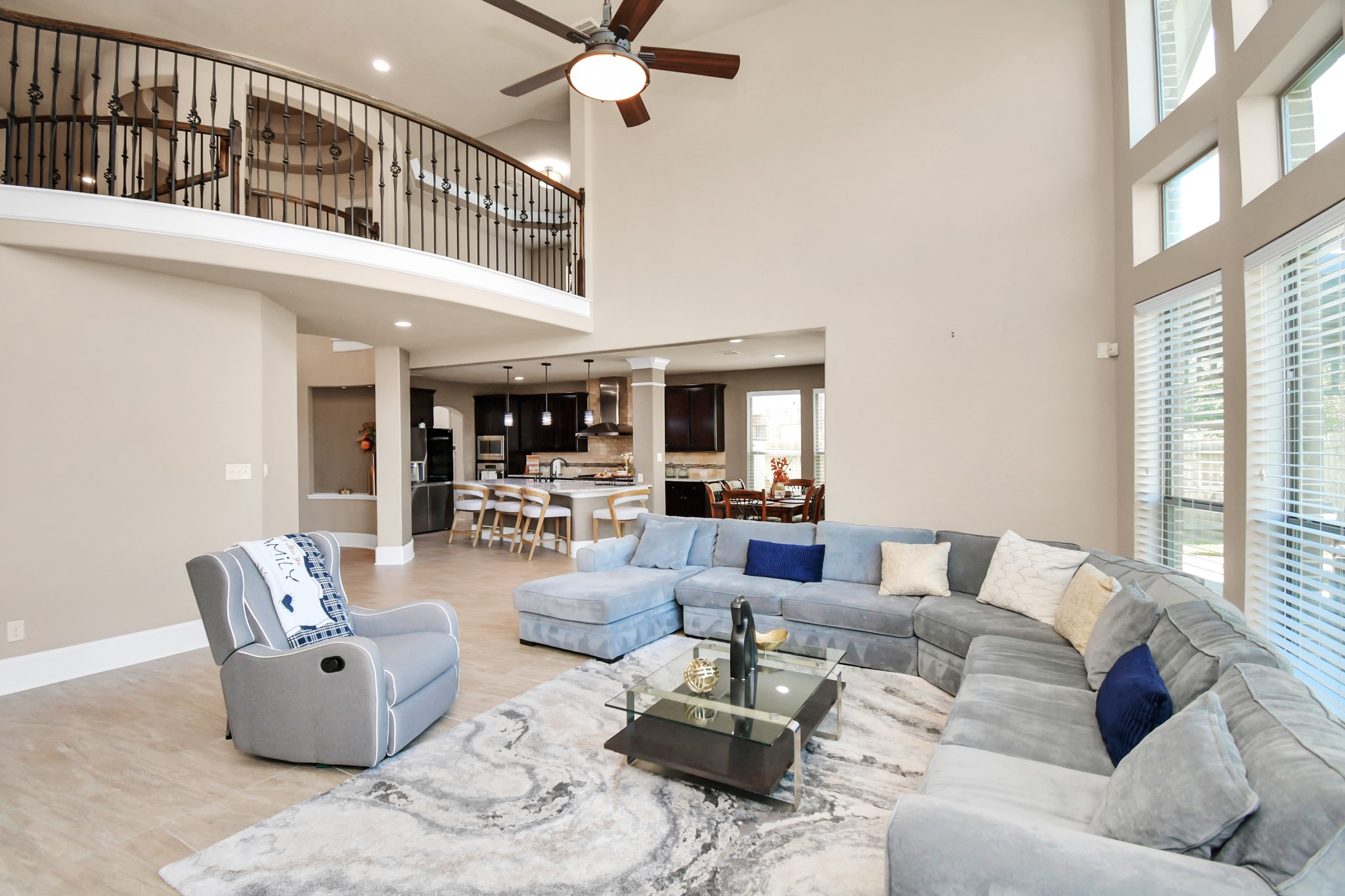 27118 Cardiff Rocks Drive Katy, TX 77494 - Photo 24 of 50 a living room with furniture and a large window