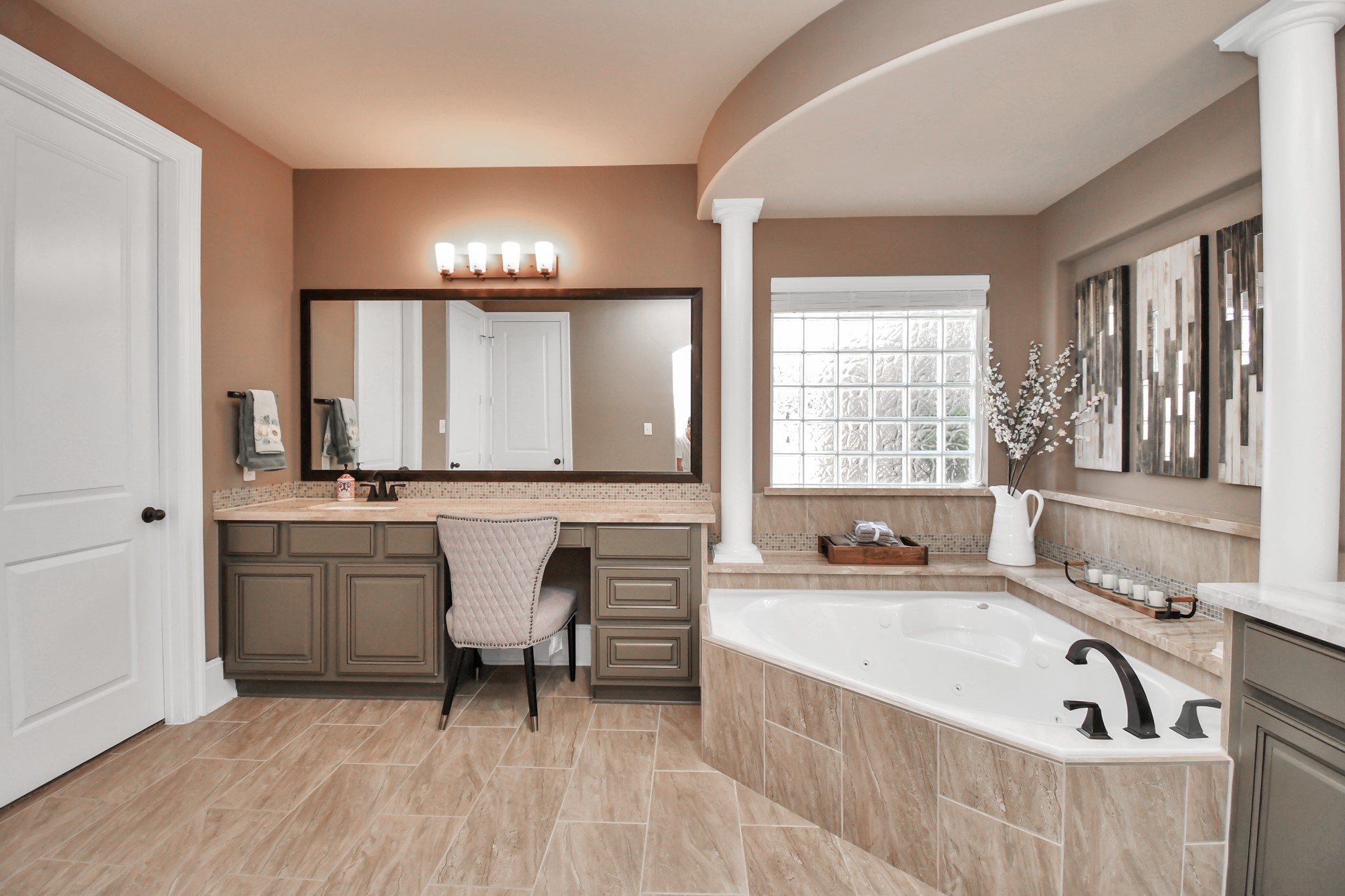 27118 Cardiff Rocks Drive Katy, TX 77494 - Photo 29 of 50 a bathroom with a large tub and sink