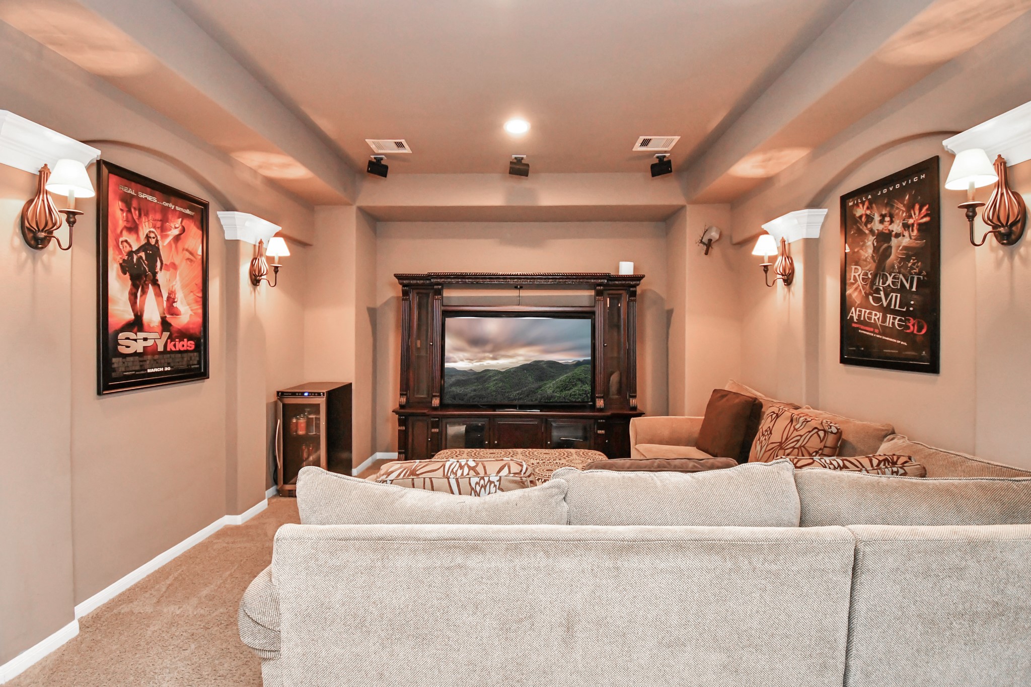27118 Cardiff Rocks Drive Katy, TX 77494 - Photo 35 of 50 a living room with furniture and a fireplace