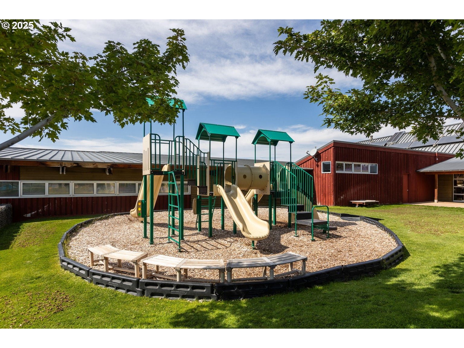 0 Southwest Brasada Rnch Road, Unit 649 Powell Butte, OR 97753 - Photo 24 of 32 a view of a house with swimming pool and a small yard
