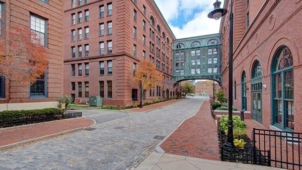 a front view of a building