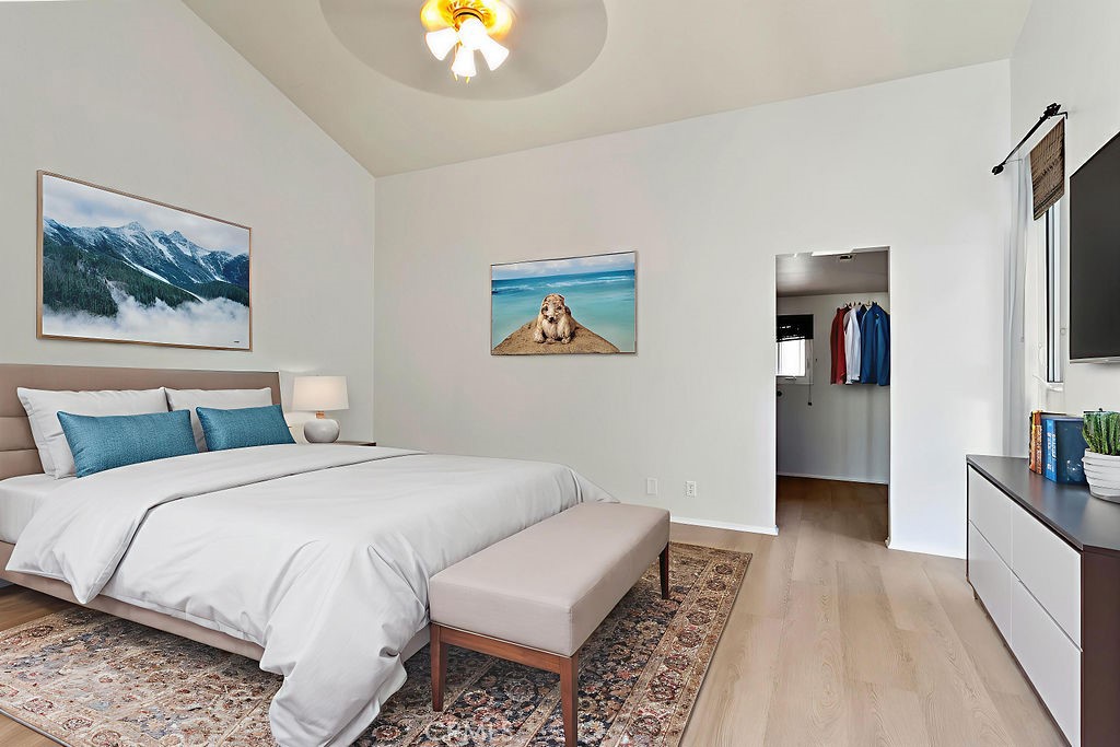 26 Tahoe Irvine, CA 92612 - Photo 21 of 40 a bedroom with bed and cabinets