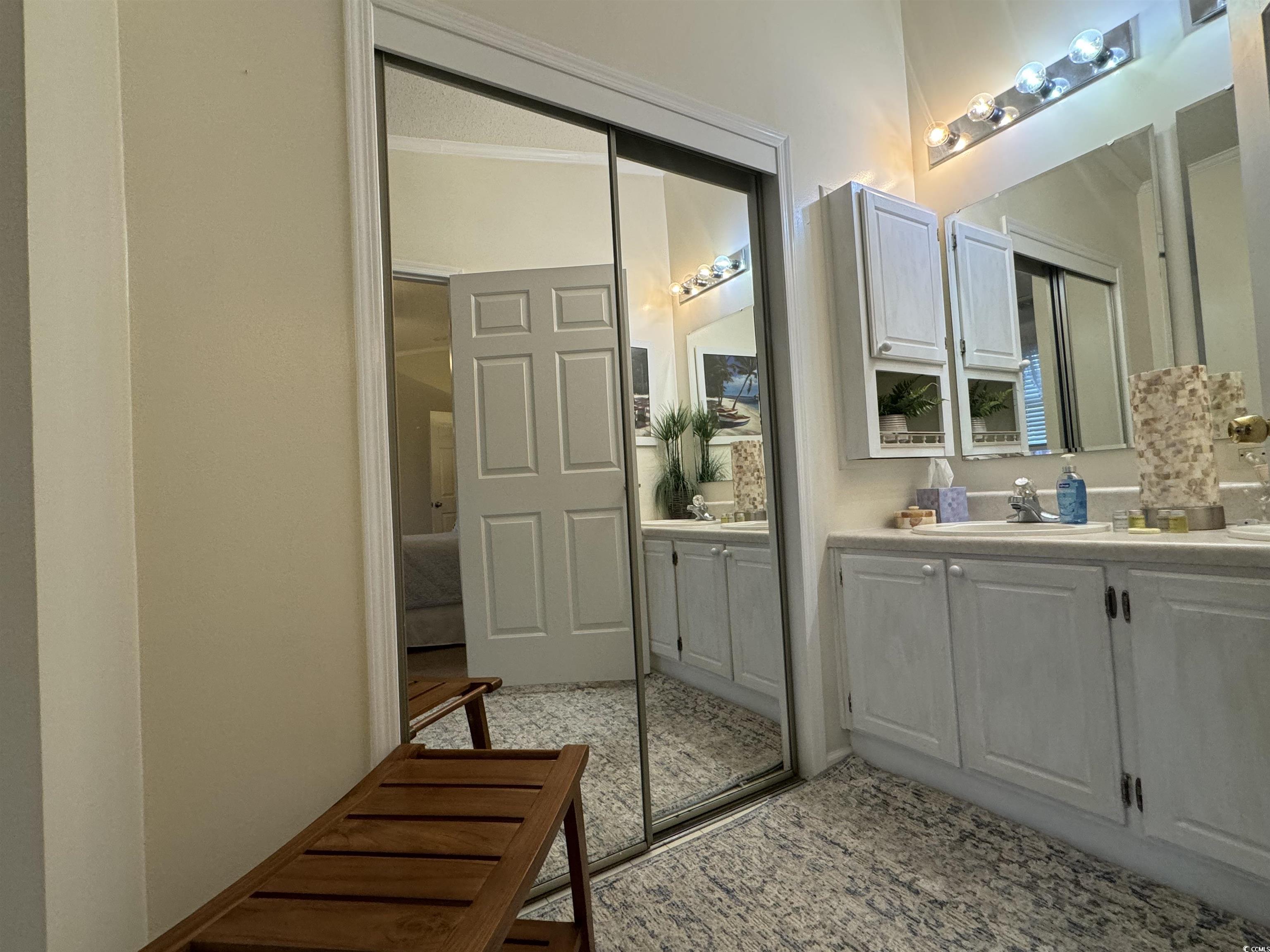 1656 Mason Circle Murrells Inlet, SC 29576 - Photo 19 of 40 Bathroom featuring crown molding and vanity