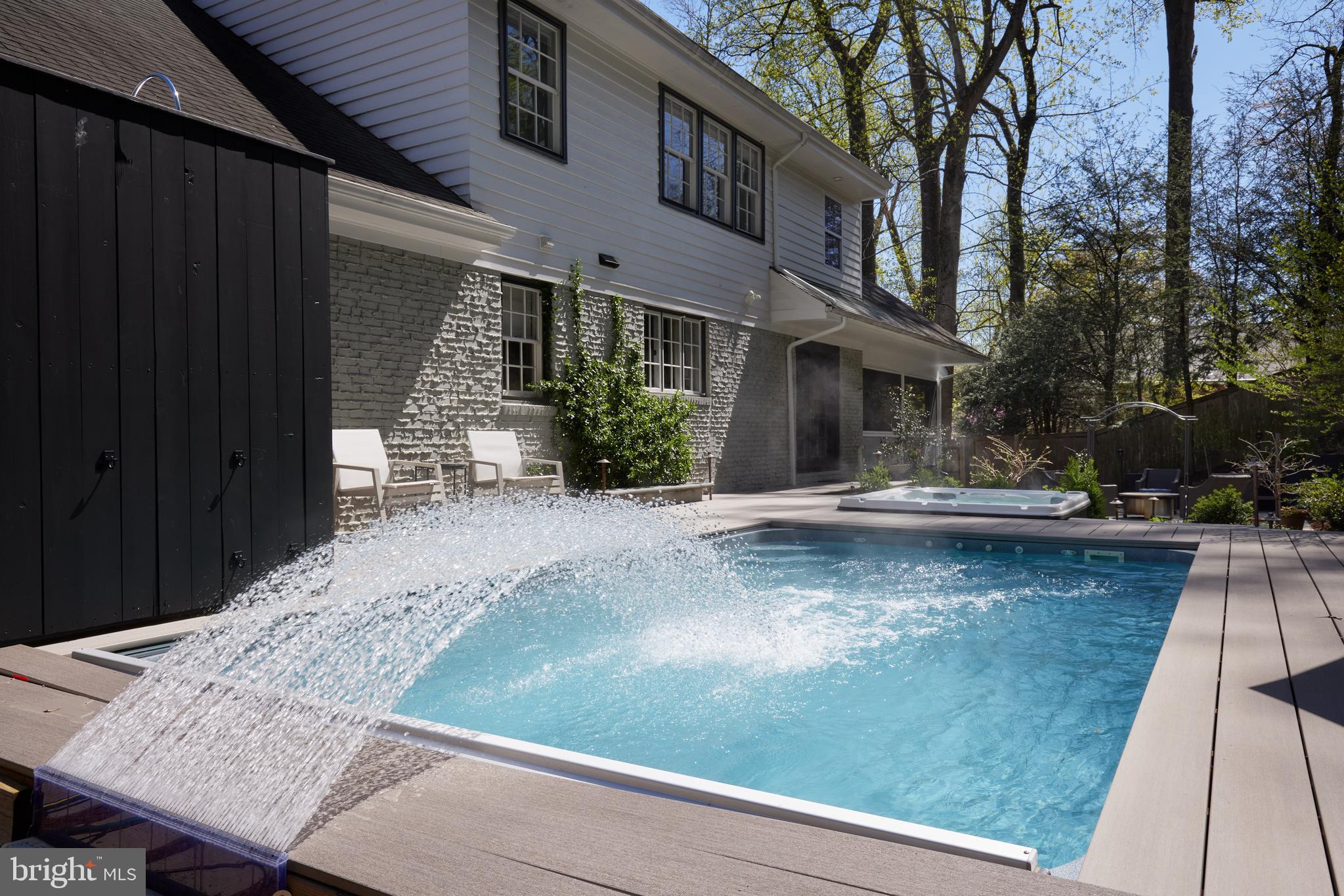 9604 Old Spring Road Kensington, MD 20895 - Photo 53 of 80 a view of a house with pool