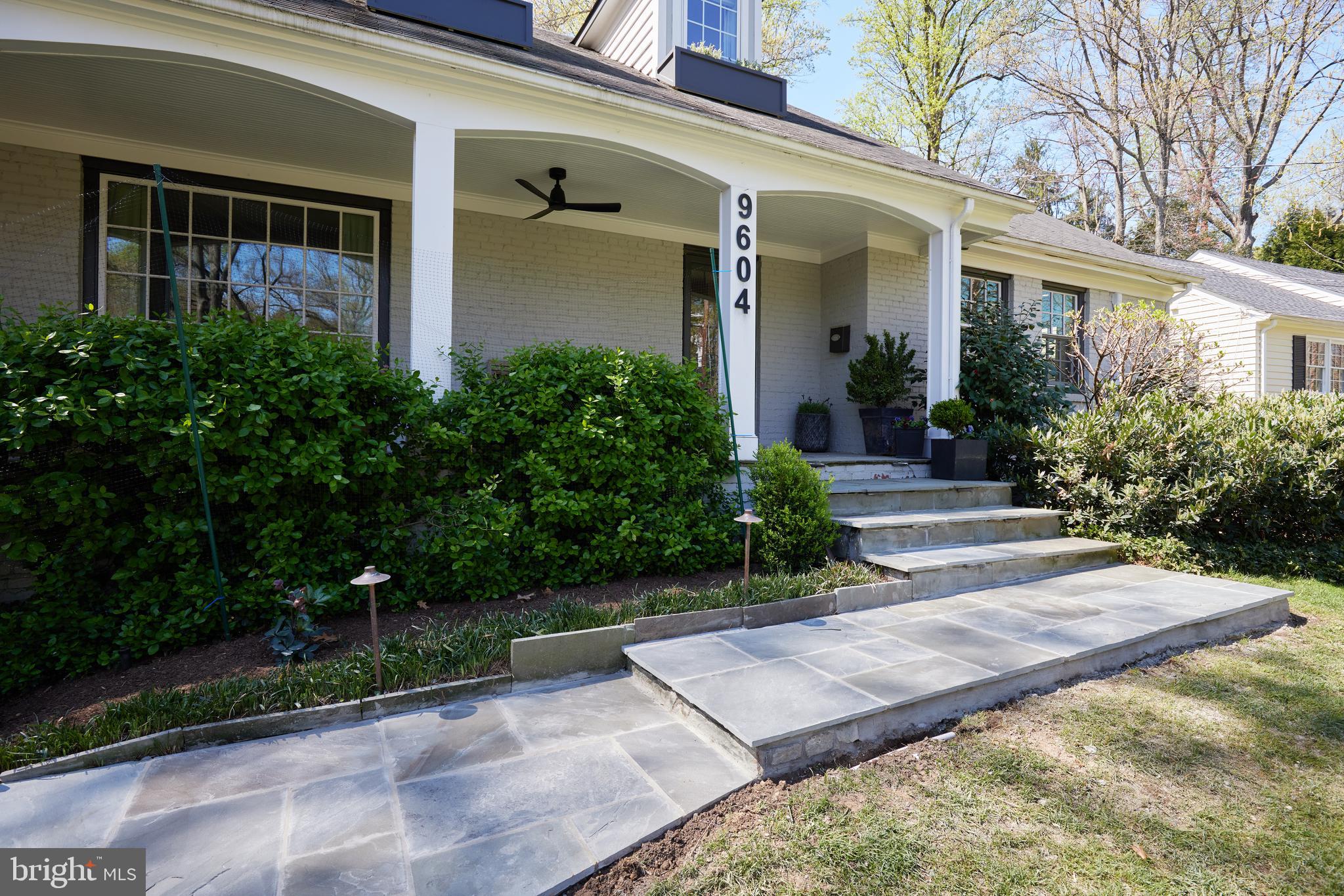 9604 Old Spring Road Kensington, MD 20895 - Photo 68 of 80 a front view of a house with garden