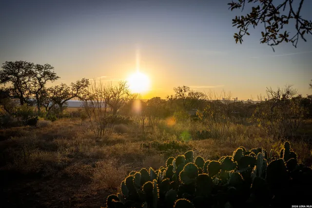 a view of a lake with a yard