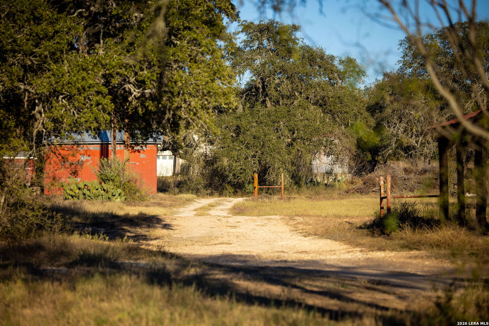19512 Tonkawa Pass Garden Ridge, TX 78266 - Photo 5 of 67 a view of a yard with wooden fence