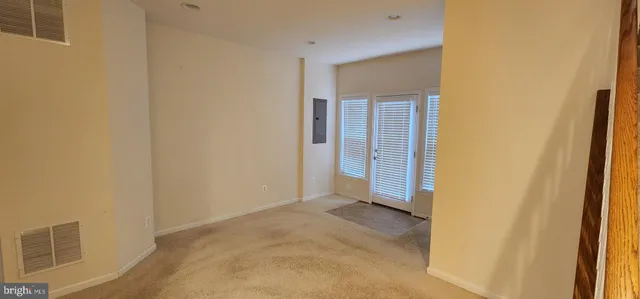 a view of an empty room