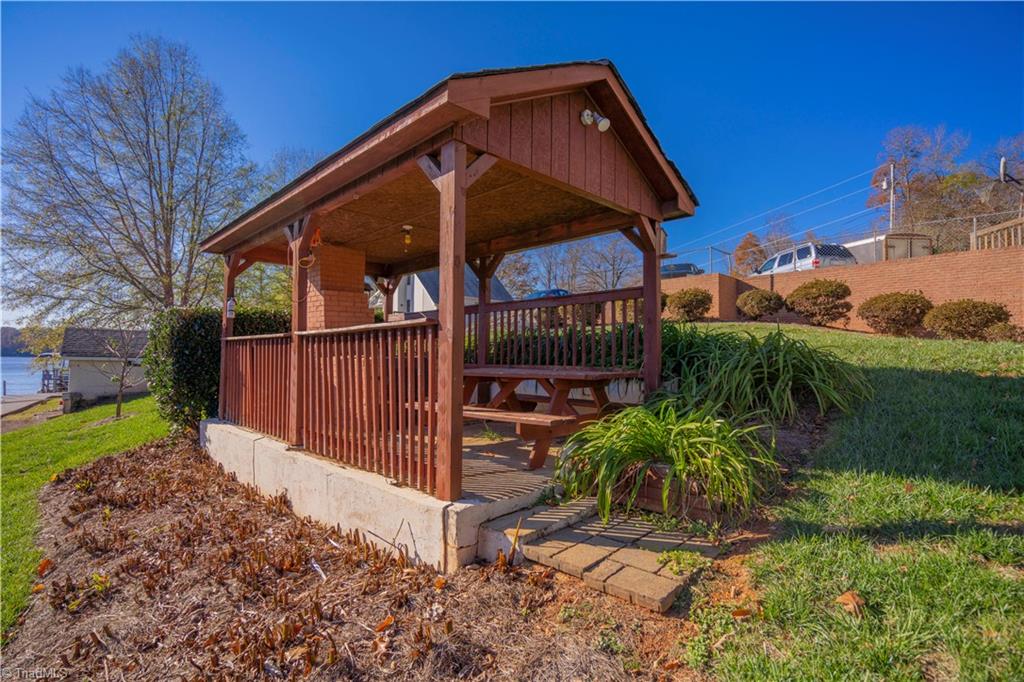1611 Warf Road Lexington, NC 27292 - Photo 40 of 45 Covered fireplace with stovetop!