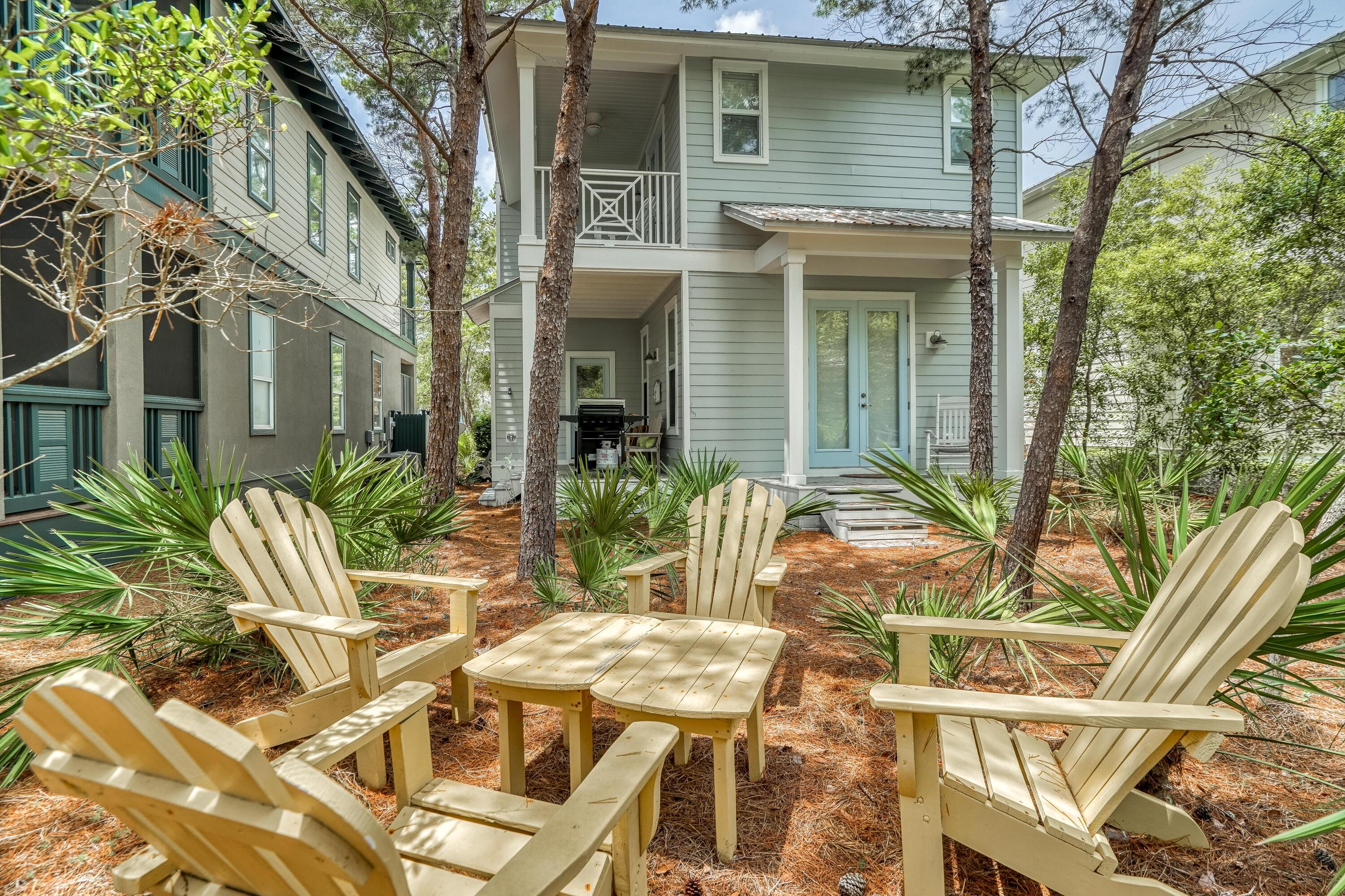 29 Sand Shovel Lane Inlet Beach, FL 32461 - Photo 42 of 44 Backyard Lounge Area