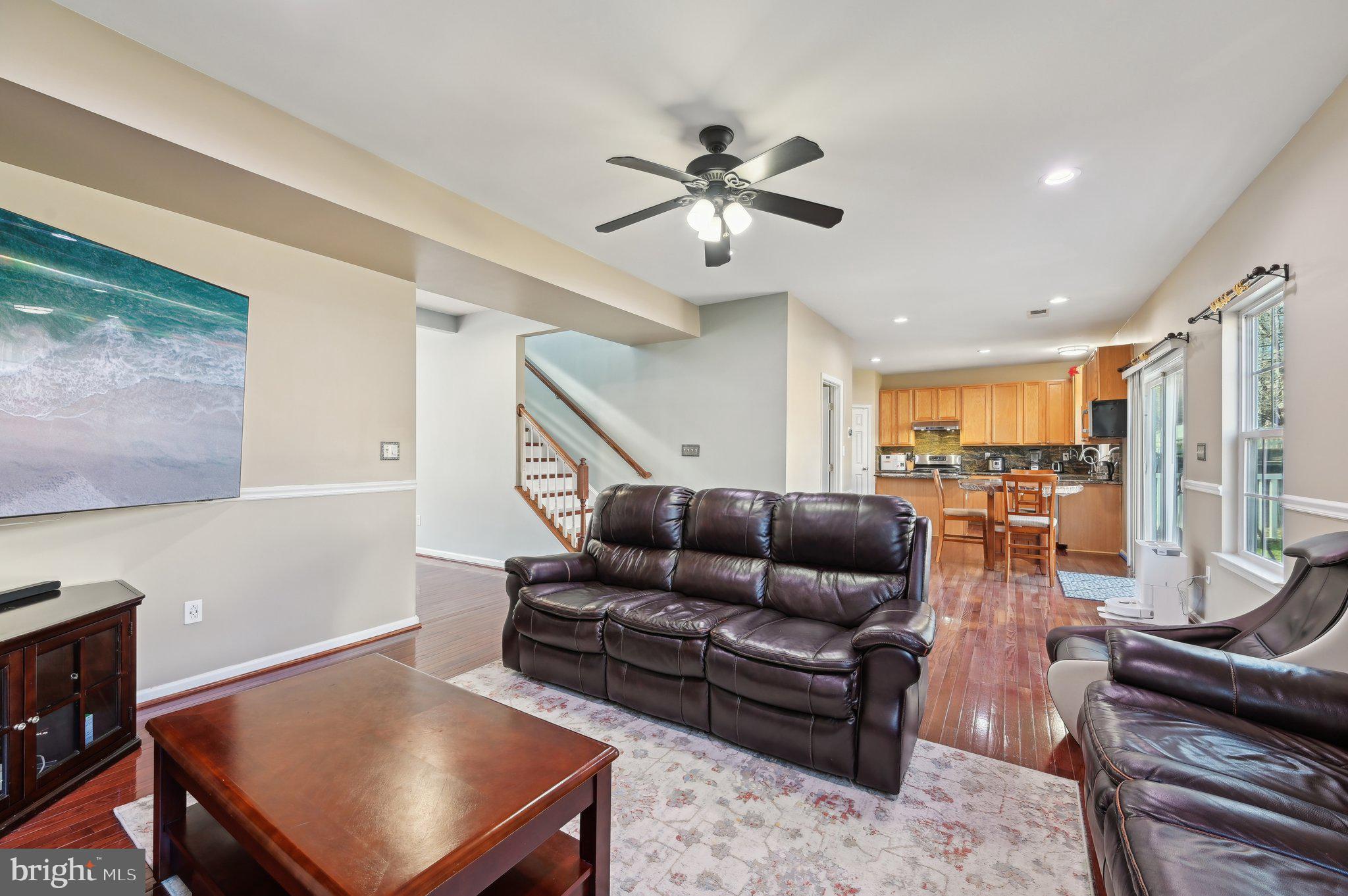 9552 Chaton Road Laurel, MD 20723 - Photo 6 of 53 a living room with furniture and a view of kitchen