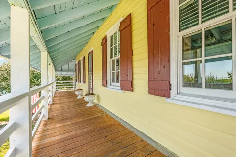a view of a building with large windows