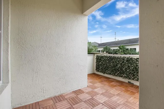 a view of balcony with outdoor space