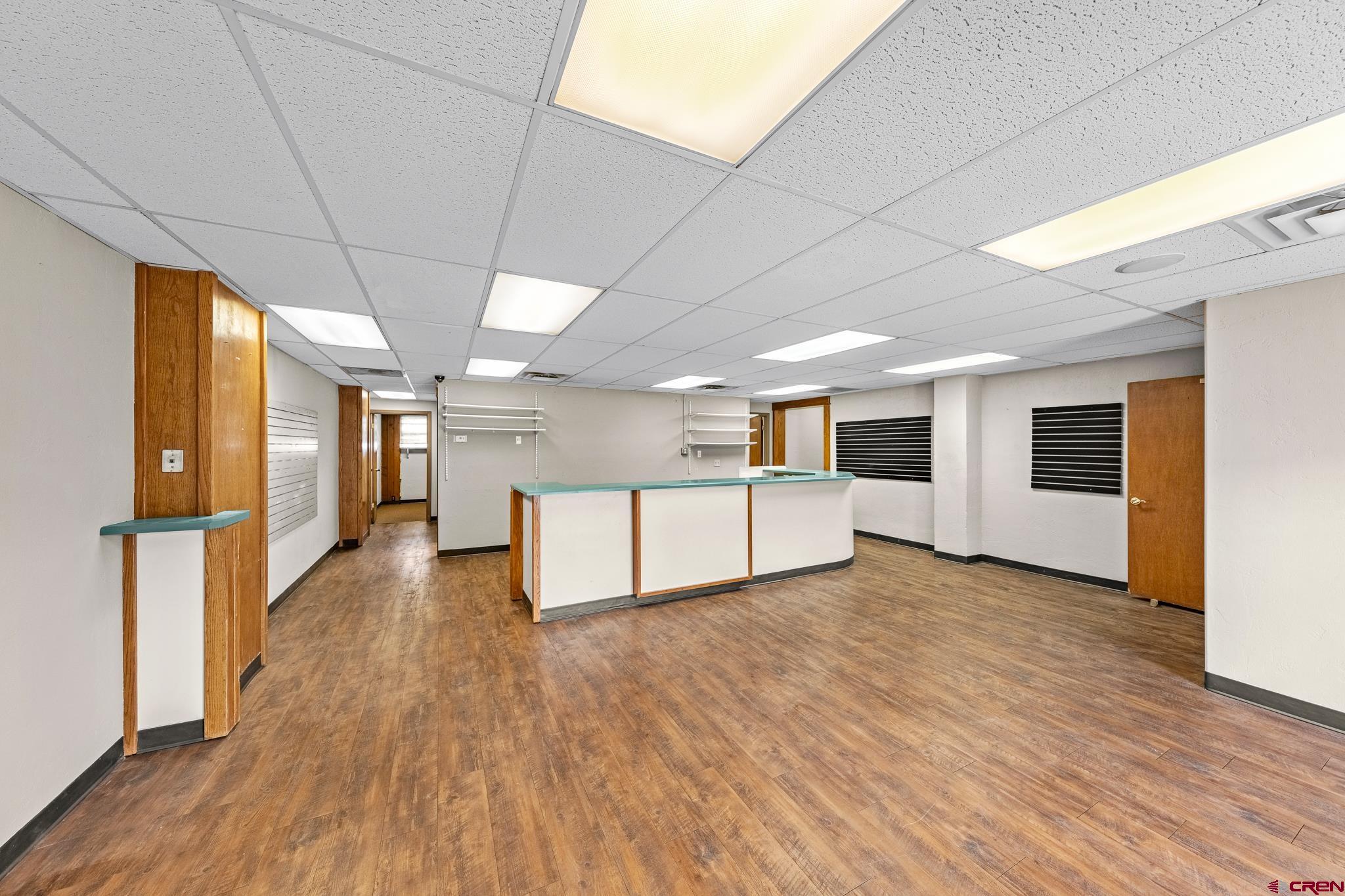 1304 Main Avenue Durango, CO 81301 - Photo 8 of 35 a view of a hallway with wooden floor