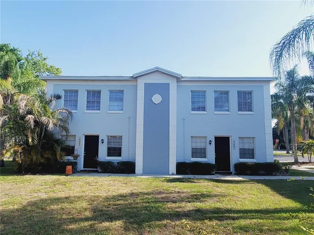 a house view with a outdoor space