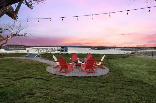 a outdoor view with a lake view