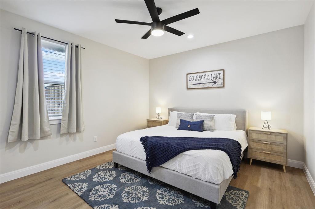 413 Hoot Avenue Graford, TX 76449 - Photo 29 of 38 a bedroom with a bed and a window