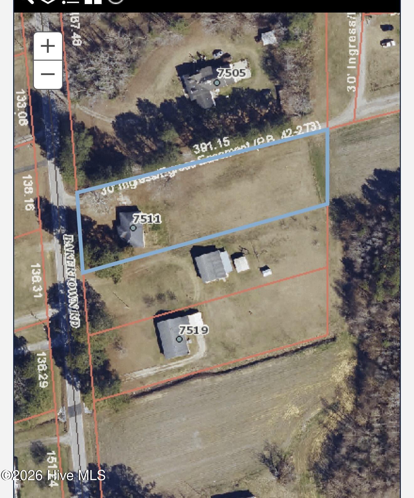 7511 Bakertown Road East Macclesfield, NC 27852 - Photo 15 of 15 Aerial