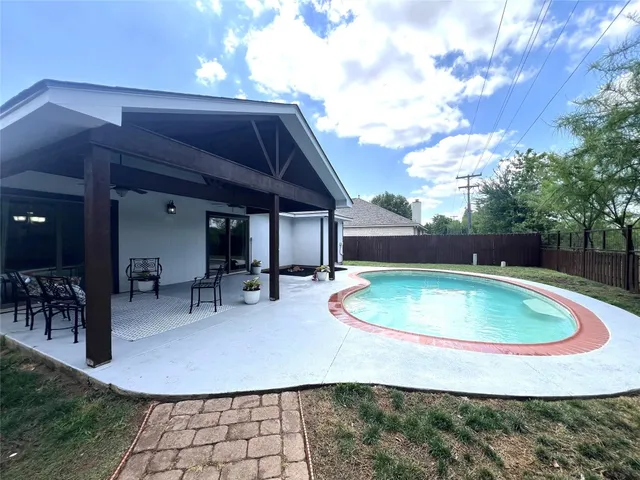 a view of outdoor space yard deck patio and outdoor kitchen