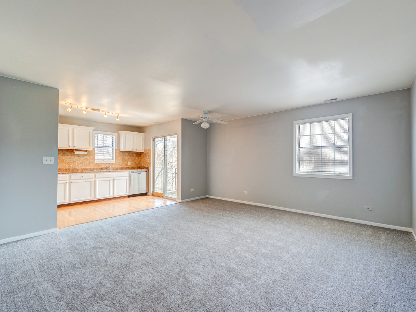 15 Gant Circle, Unit E Streamwood, IL 60107 - Photo 4 of 18 an empty room with an empty space and windows