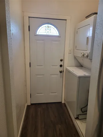 a view of a bathroom with a sink and mirror