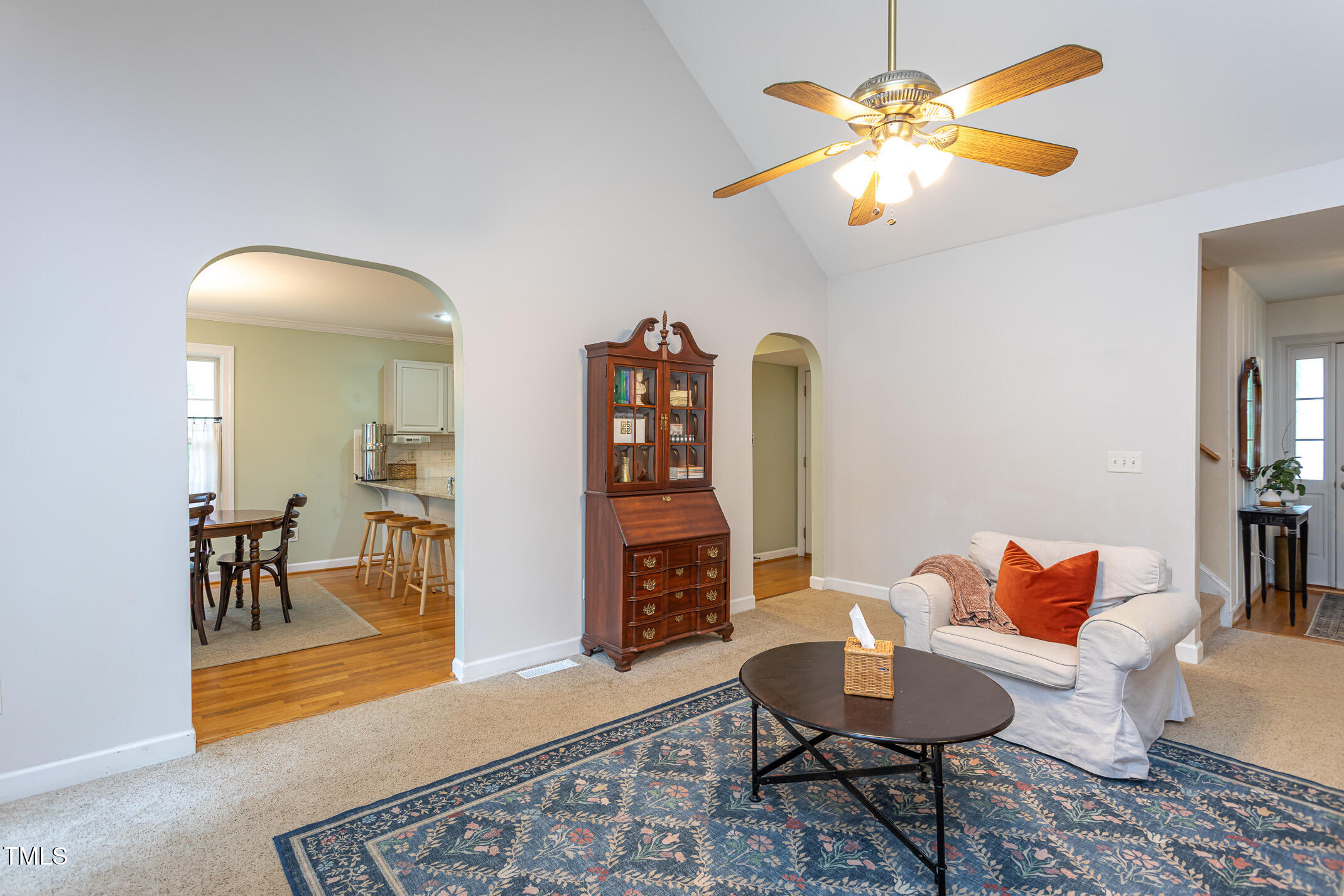600 Middle Bridge Road Wake Forest, NC 27587 - Photo 7 of 39 Living Rm facing Dining Rm